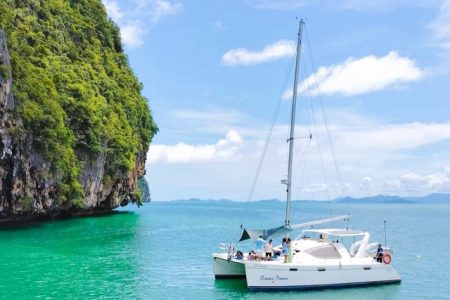 (Private) Phang Nga Bay Day Trip – Sailing Yacht Catamaran Charter