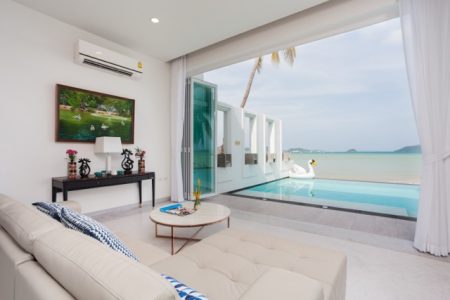 3BR Beachfront Infinity Pool Villa – Rawai, Phuket (Max 8 pp)