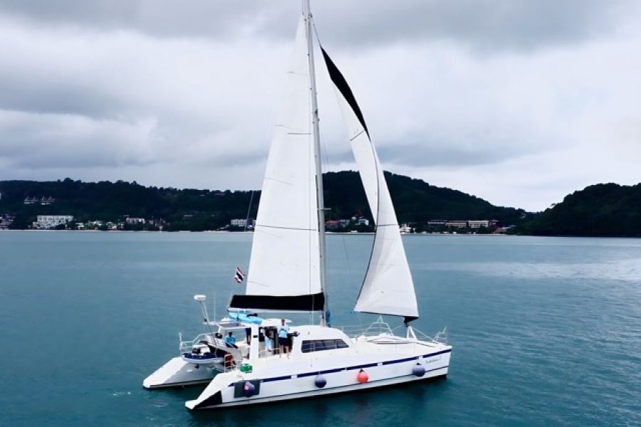 (Private) Sailing Yacht Catamaran Half Day Trip – Promthep Cape + Krating Cape